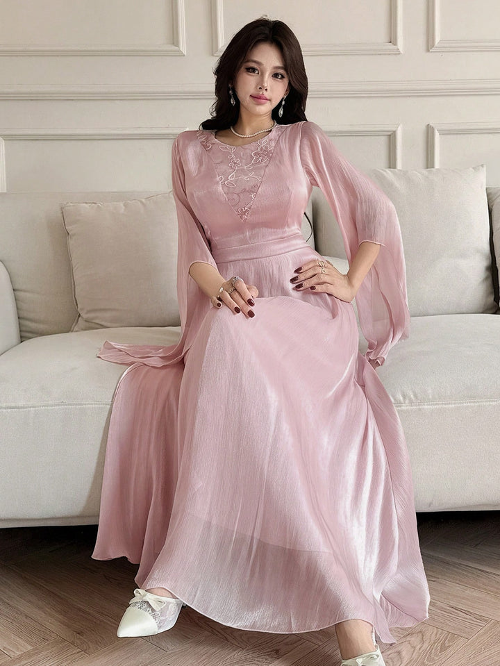 Rochie maxi SHEIN, roz