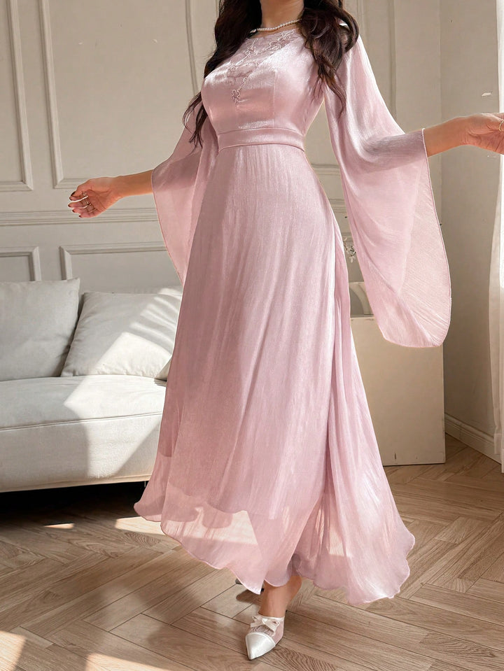 Rochie maxi SHEIN, roz