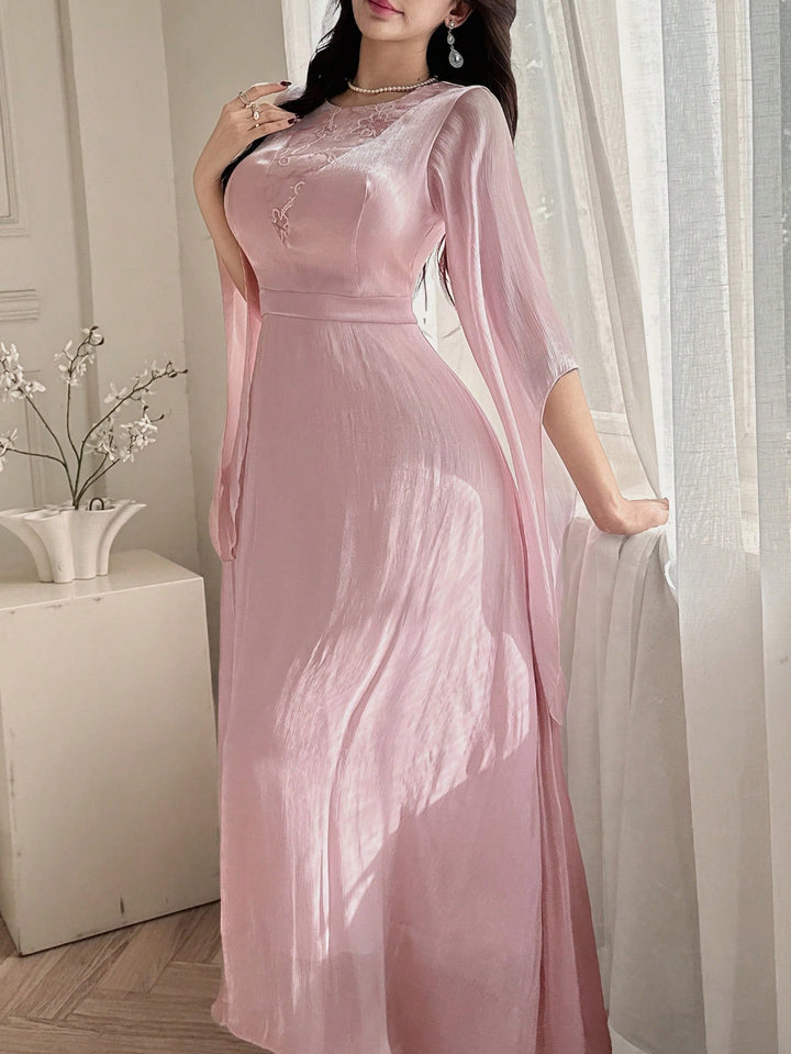 Rochie maxi SHEIN, roz