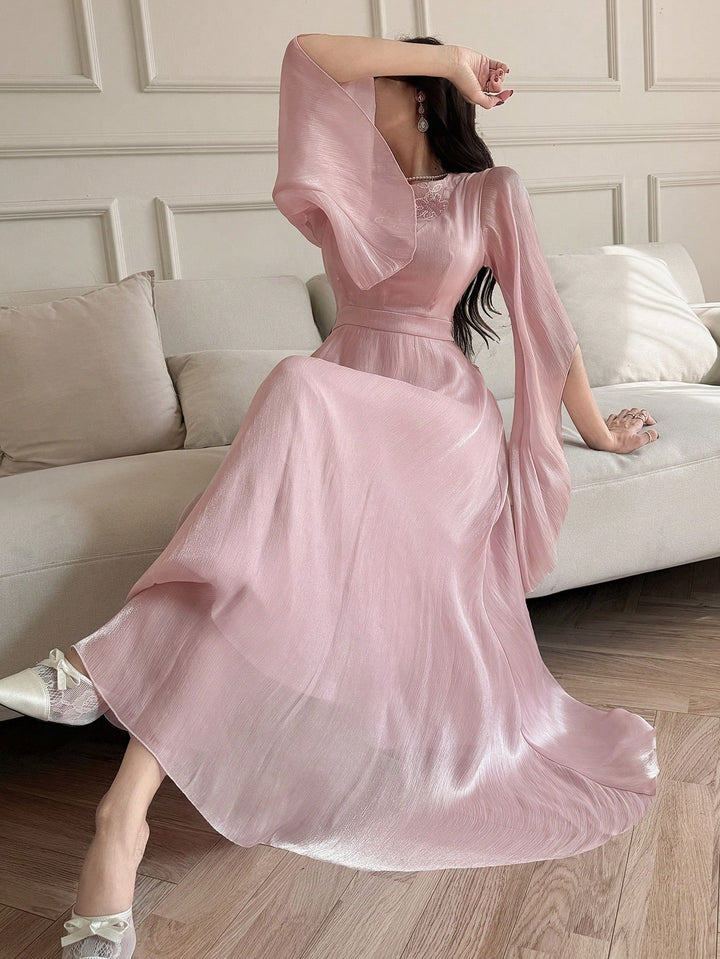 Rochie maxi SHEIN, roz