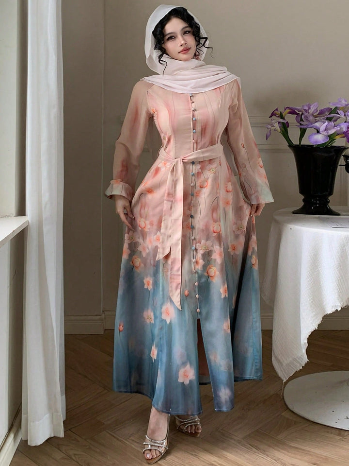 Rochie maxi SHEIN, roz