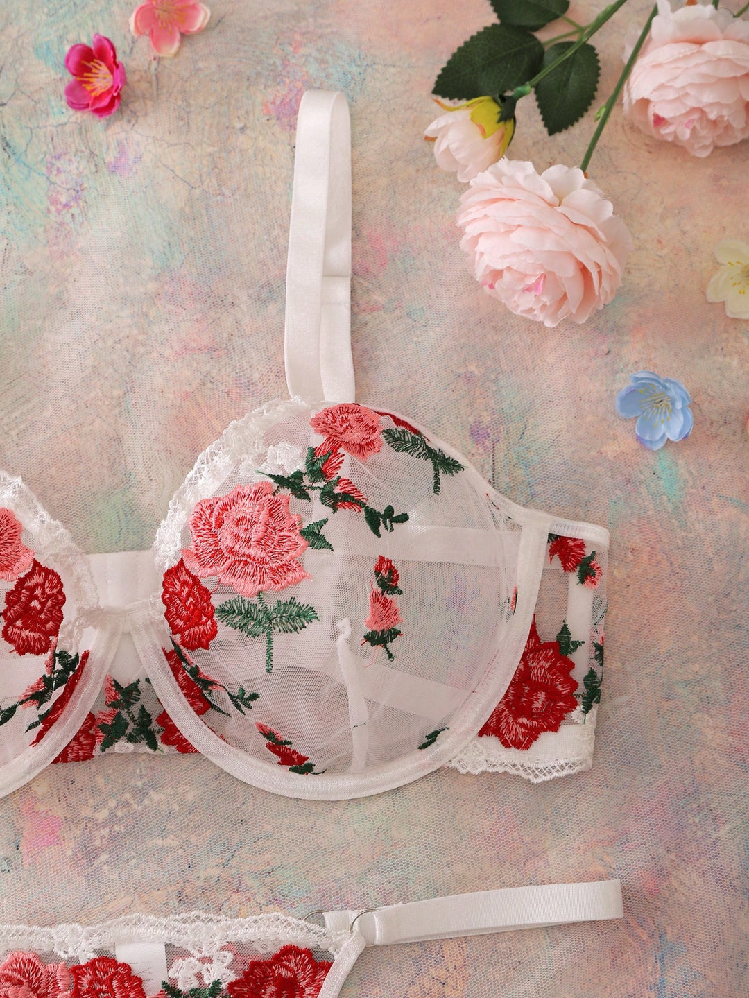 Set sutien și chilot SHEIN, mix culori