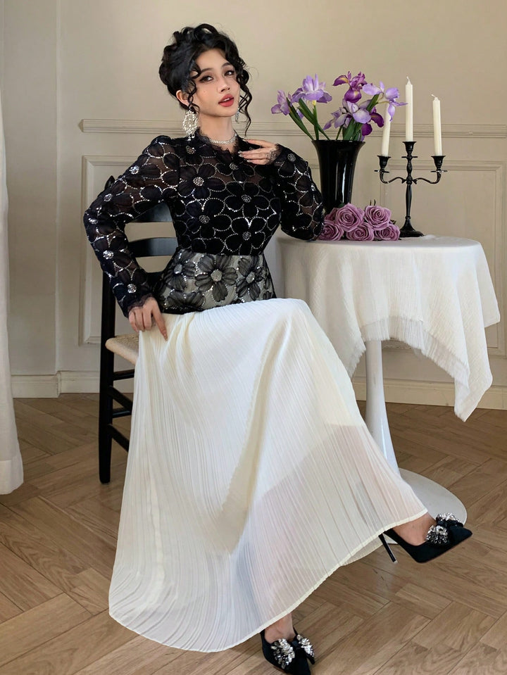 Rochie midi SHEIN, negru