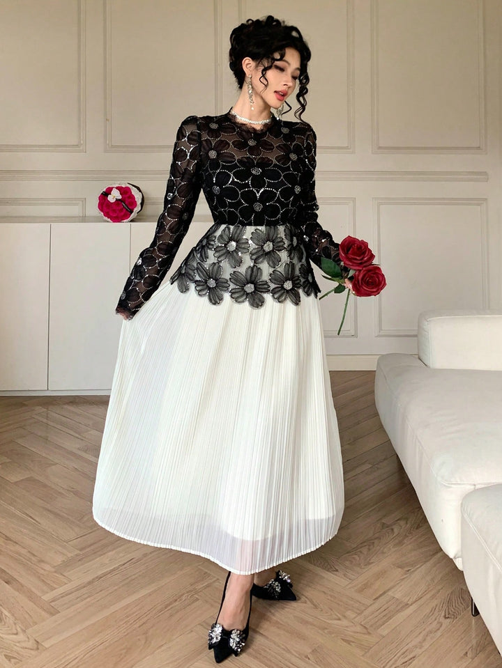Rochie midi SHEIN, negru