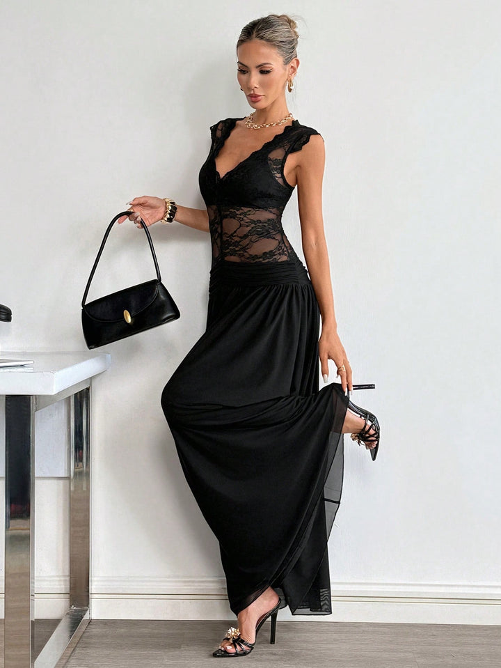 Rochie maxi SHEIN, negru