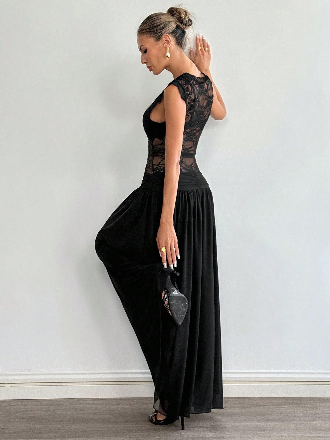 Rochie maxi SHEIN, negru
