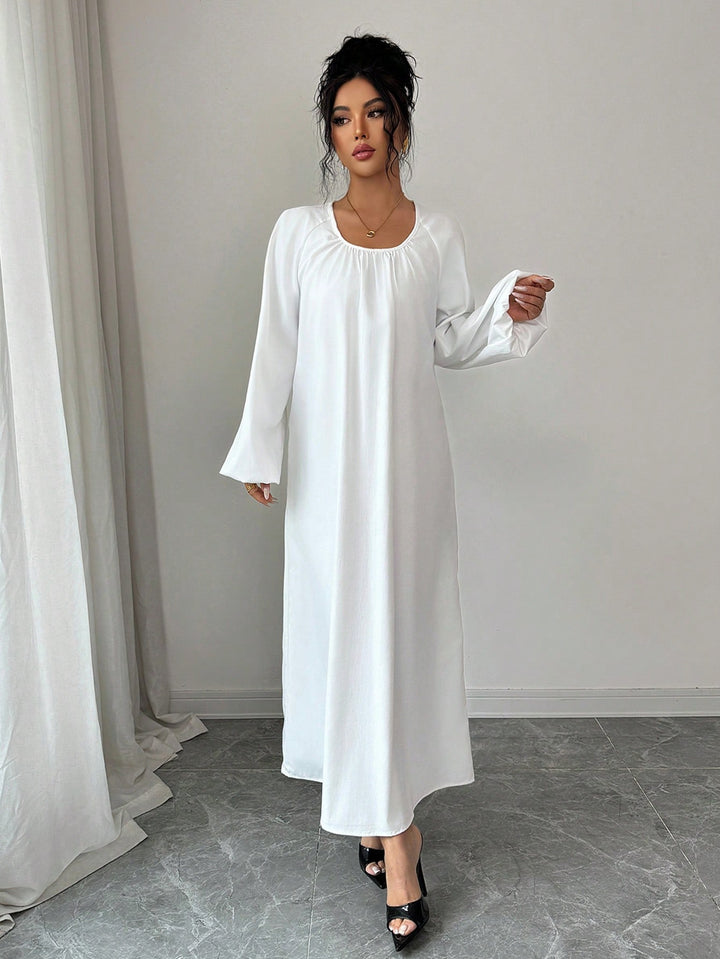 SHEIN maxi ruha, fehér