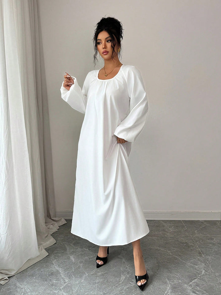 SHEIN maxi ruha, fehér
