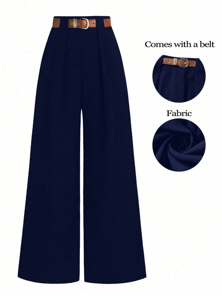 Pantaloni SHEIN, albastru
