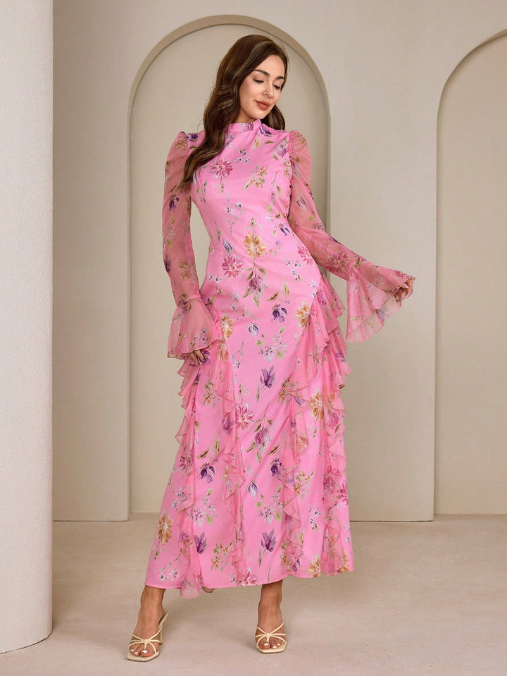 Rochie maxi SHEIN, roz