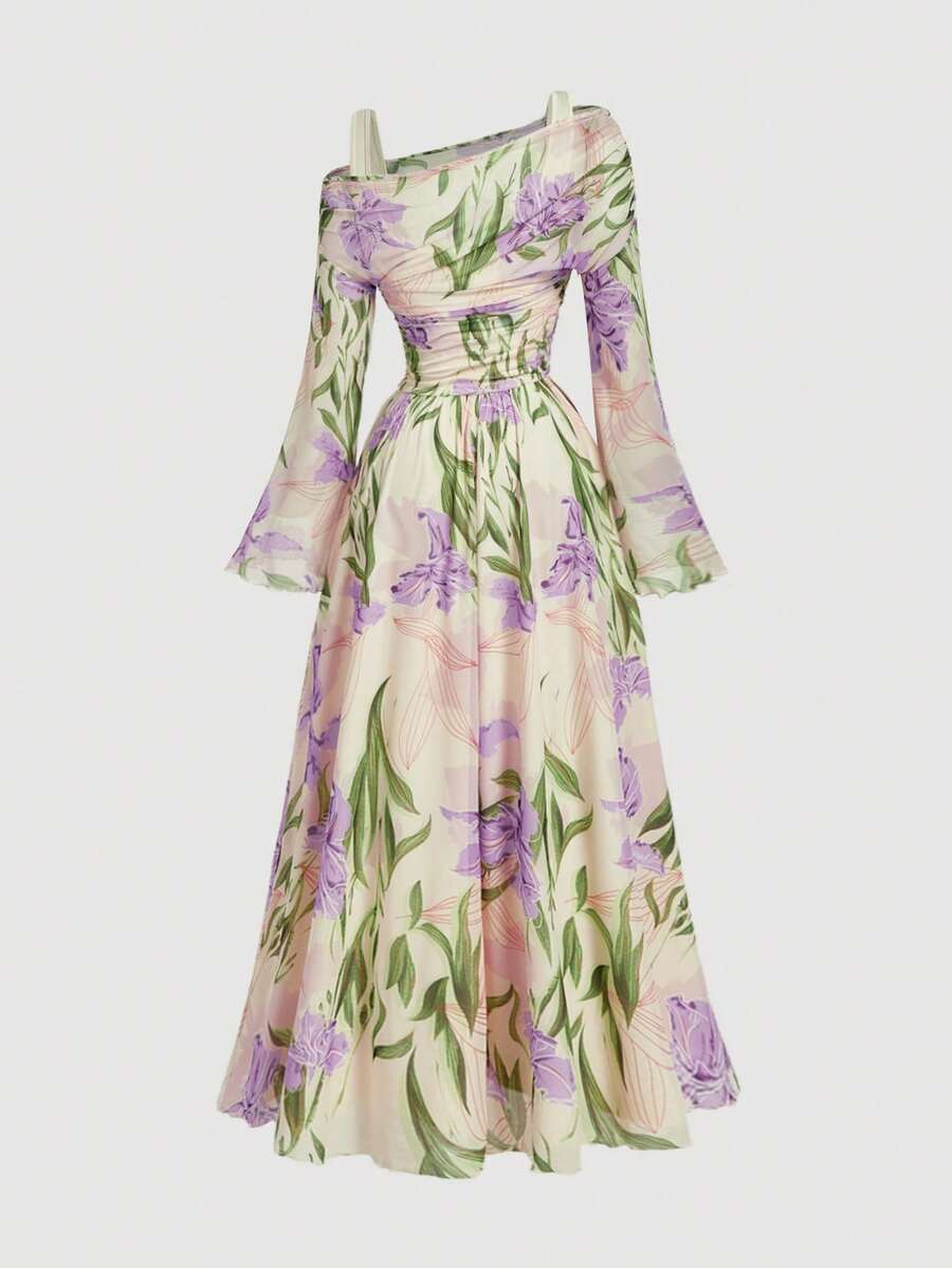 Rochie maxi SHEIN, mix culori