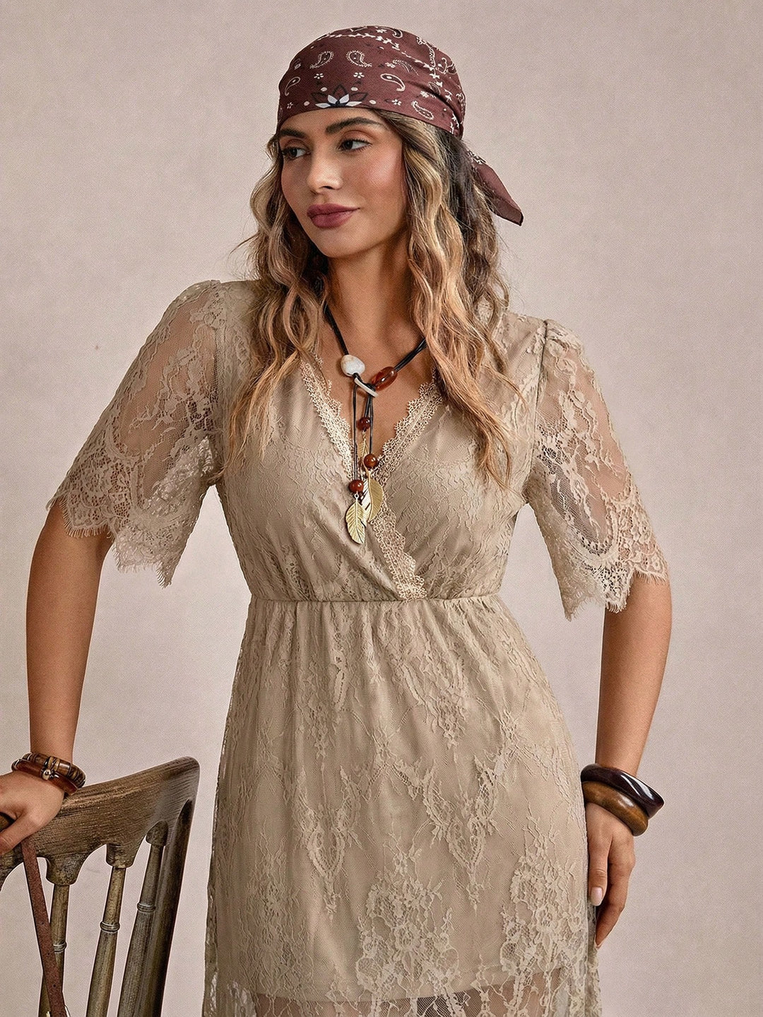 SHEIN ruha, khaki