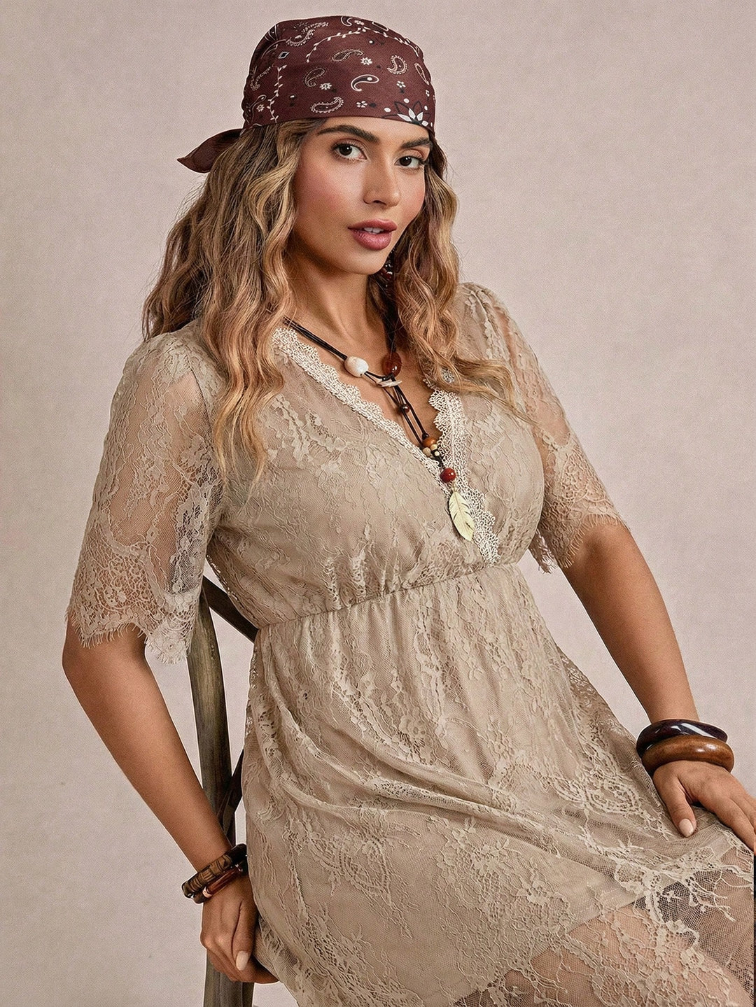 SHEIN ruha, khaki