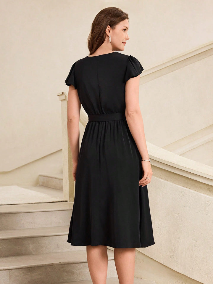 Rochie midi SHEIN, negru