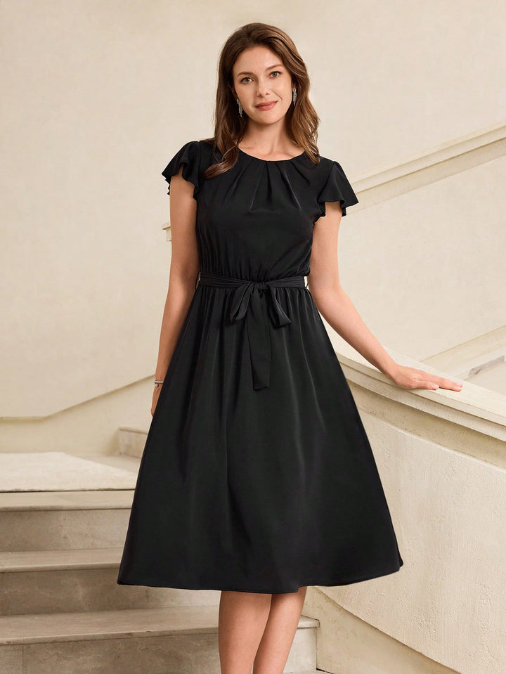 Rochie midi SHEIN, negru
