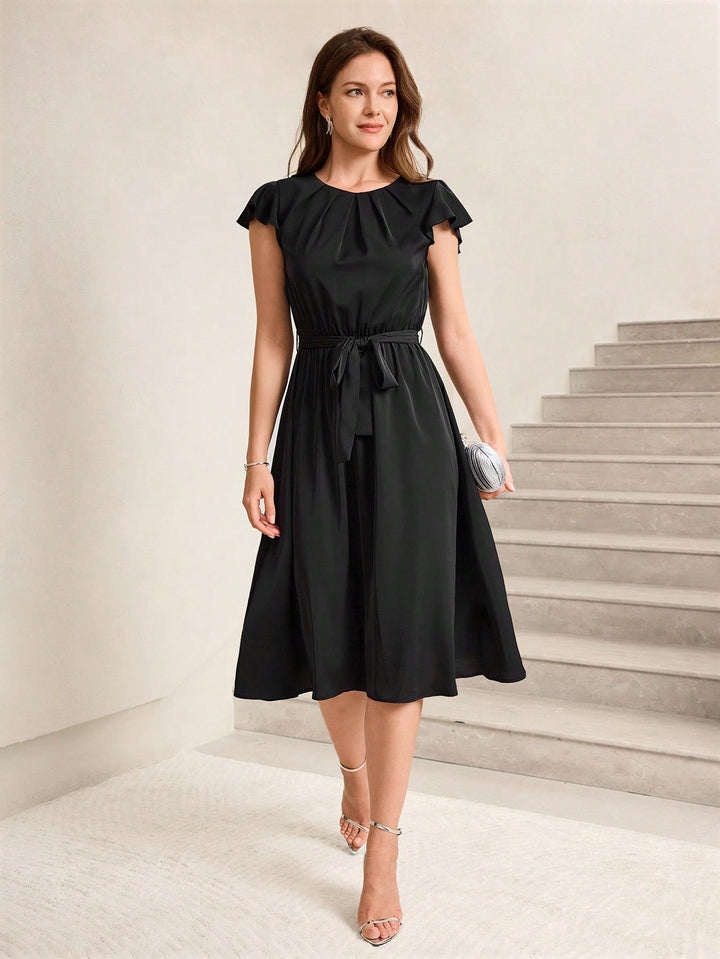 Rochie midi SHEIN, negru
