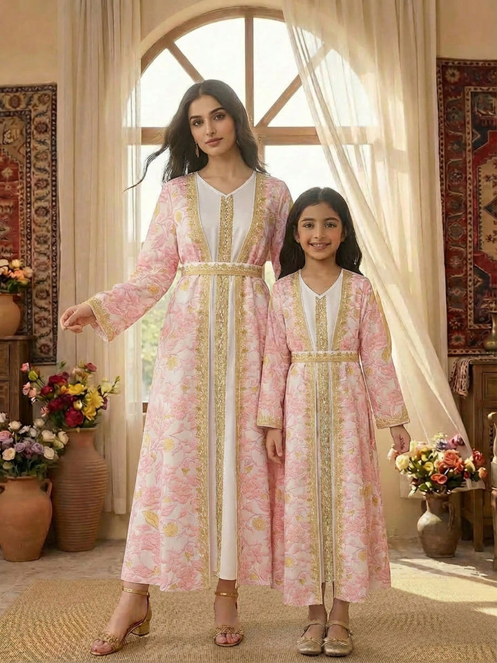Rochie cu hanorac SHEIN, roz