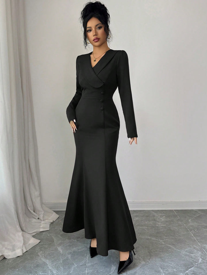 Rochie maxi SHEIN, negru