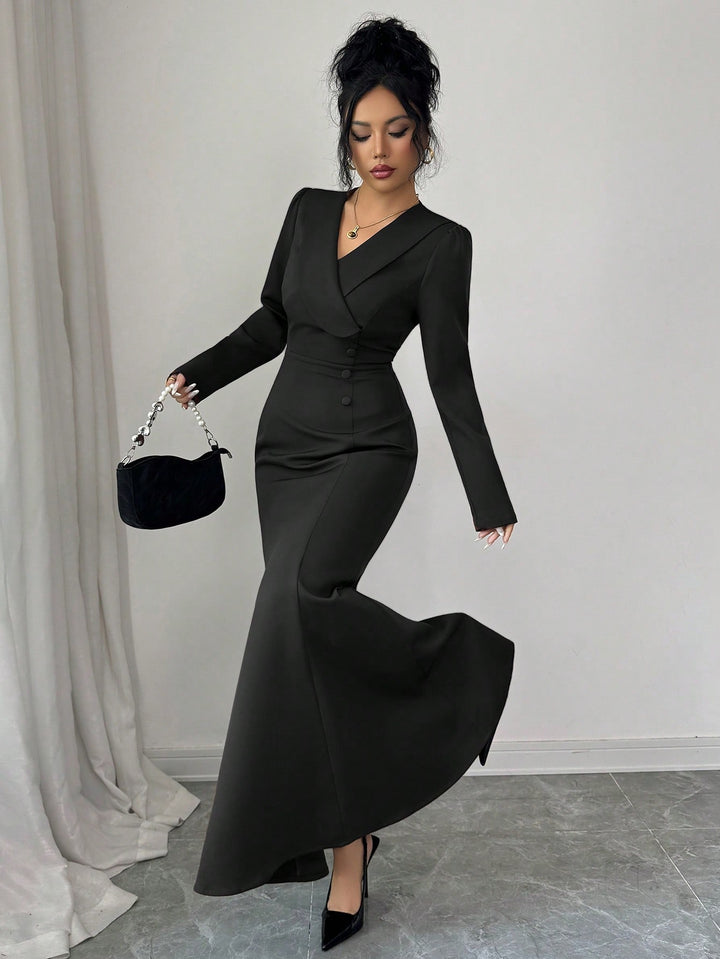 Rochie maxi SHEIN, negru