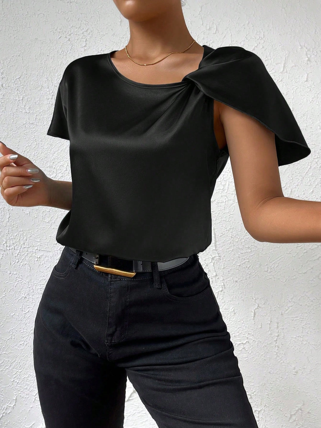 SHEIN blúz, fekete