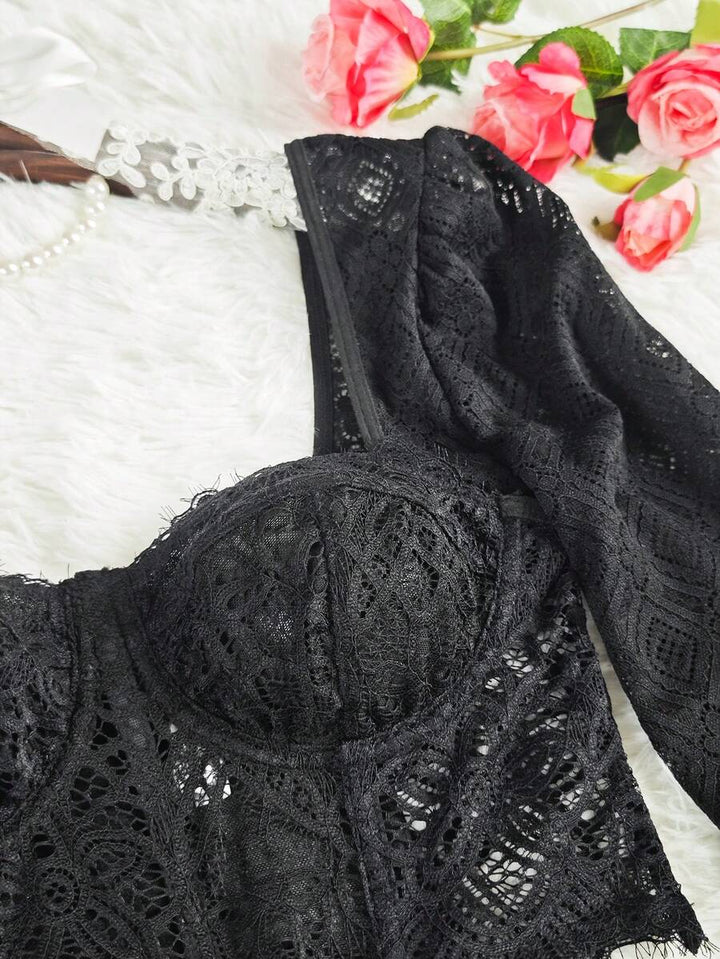 Top SHEIN, negru