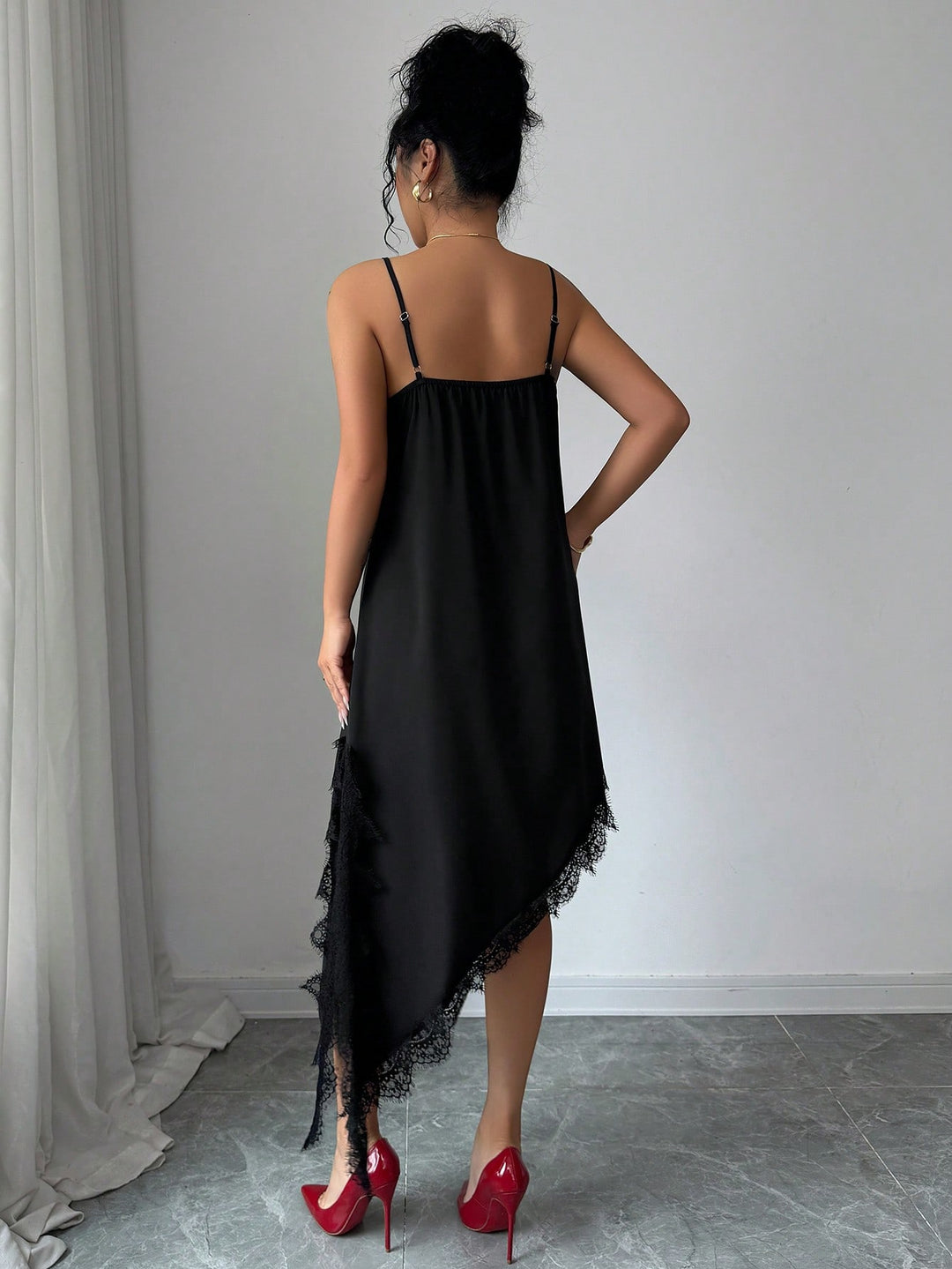 Rochie midi SHEIN, negru