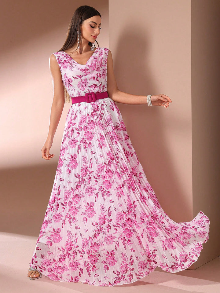 Rochie maxi SHEIN, roz