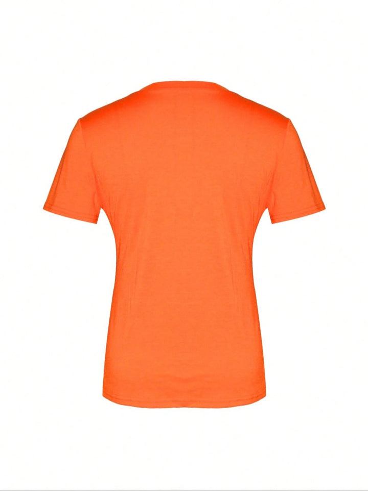 Tricou SHEIN, portocaliu
