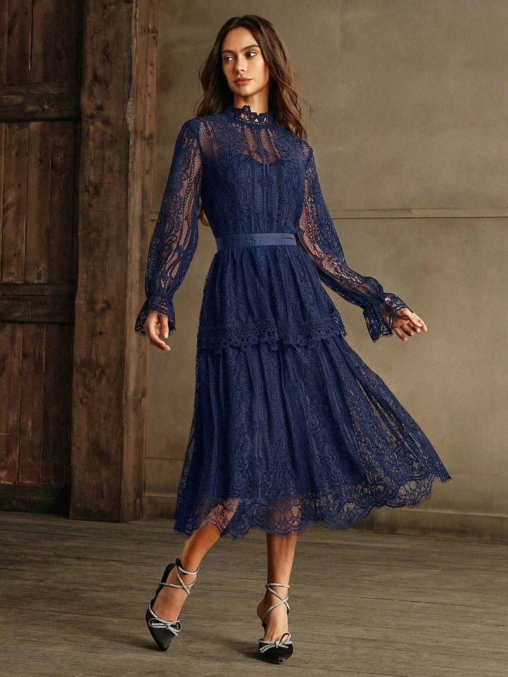 Rochie midi SHEIN, albastru
