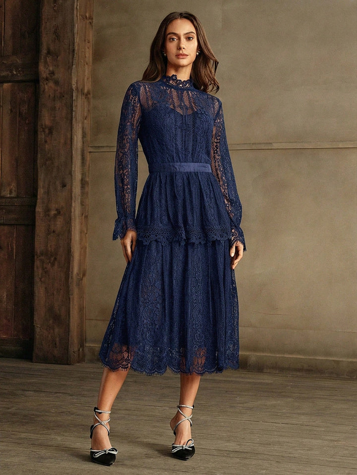 Rochie midi SHEIN, albastru