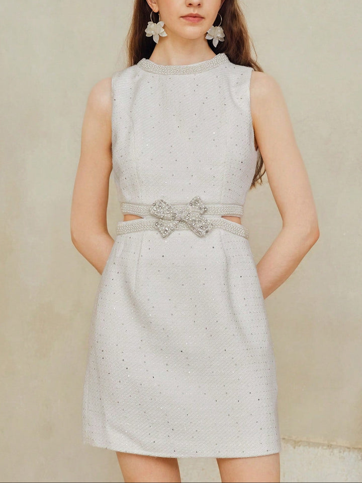 Rochie mini SHEIN, alb