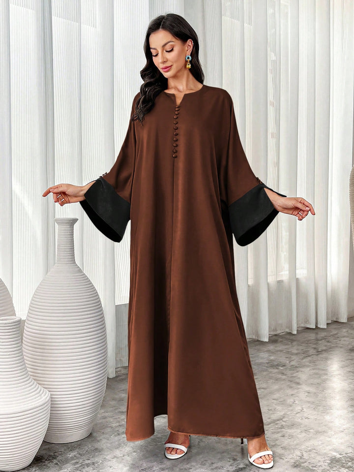 Rochie maxi SHEIN, maro
