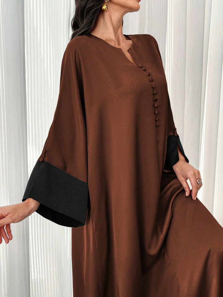 Rochie maxi SHEIN, maro