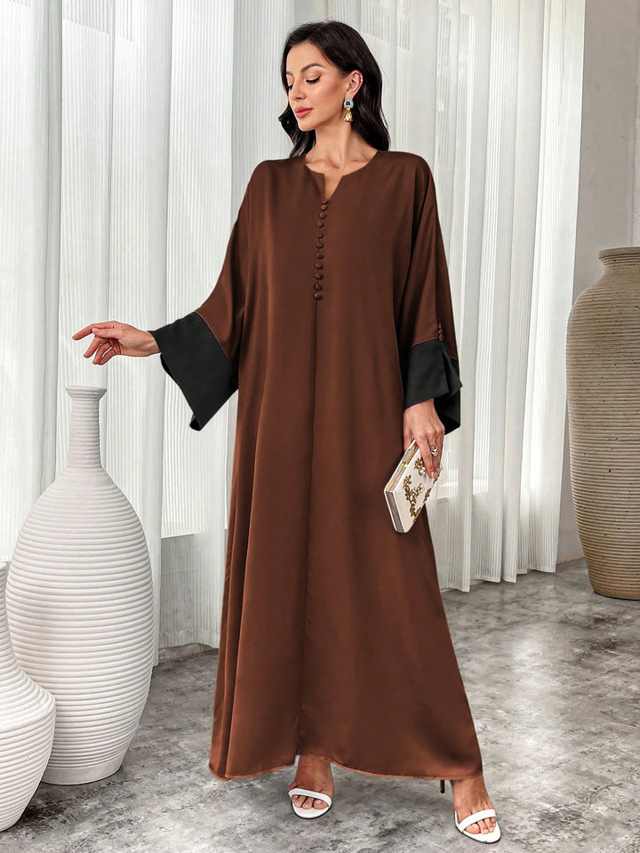 Rochie maxi SHEIN, maro