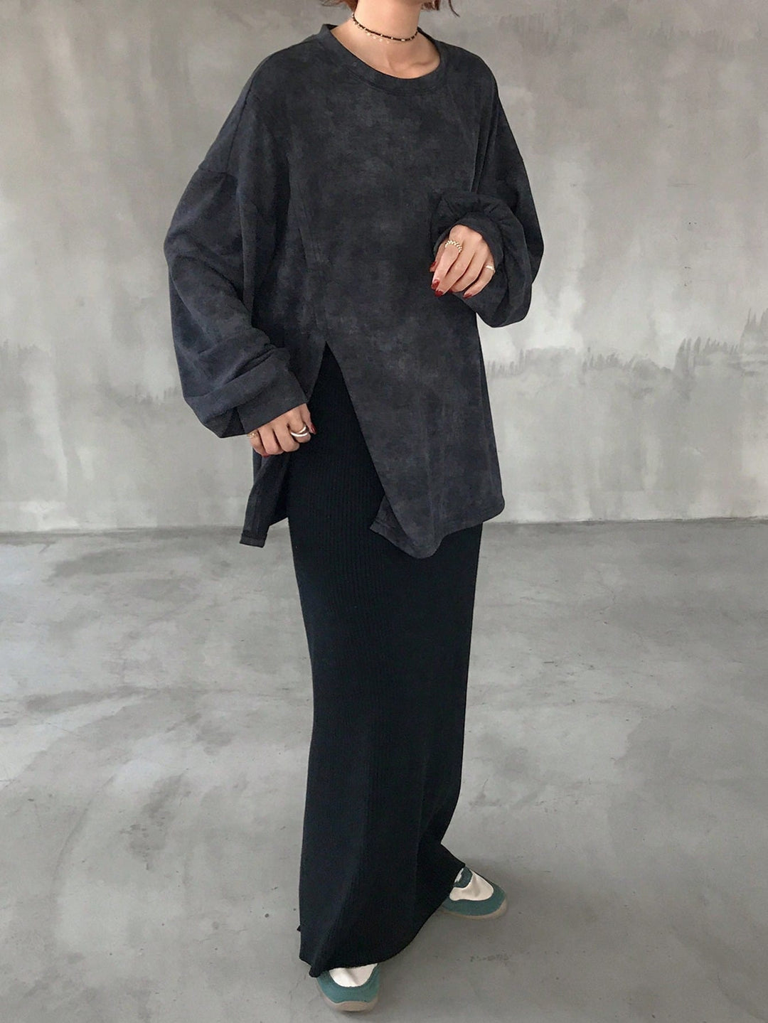 SHEIN szürke blúz