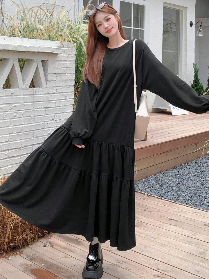 Rochie midi SHEIN, negru