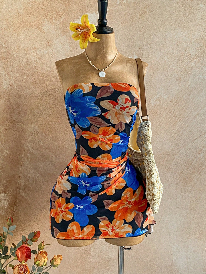 Rochie mini SHEIN, mix culori