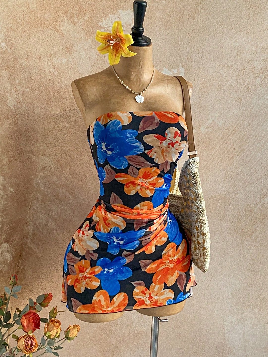 Rochie mini SHEIN, mix culori