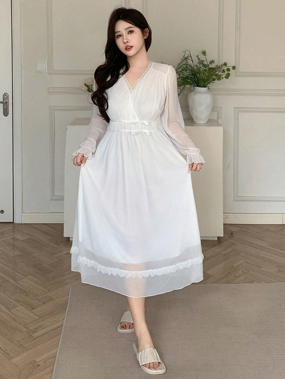 Rochie SHEIN, alb