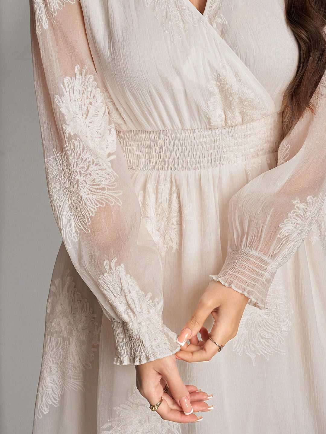 Rochie maxi  SHEIN, alb