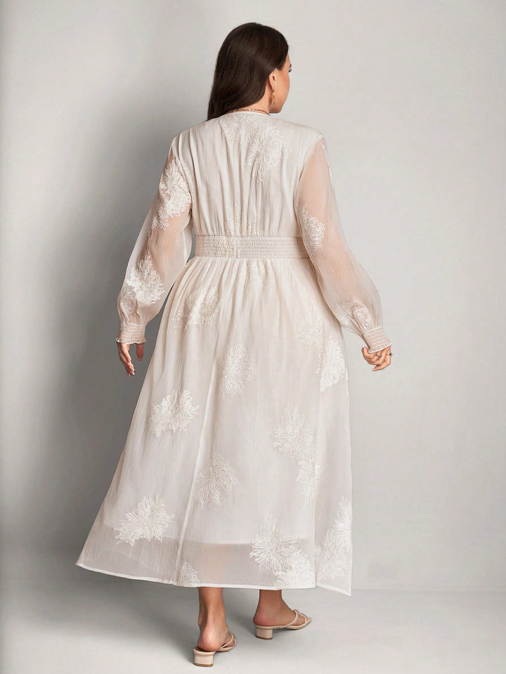 Rochie maxi  SHEIN, alb