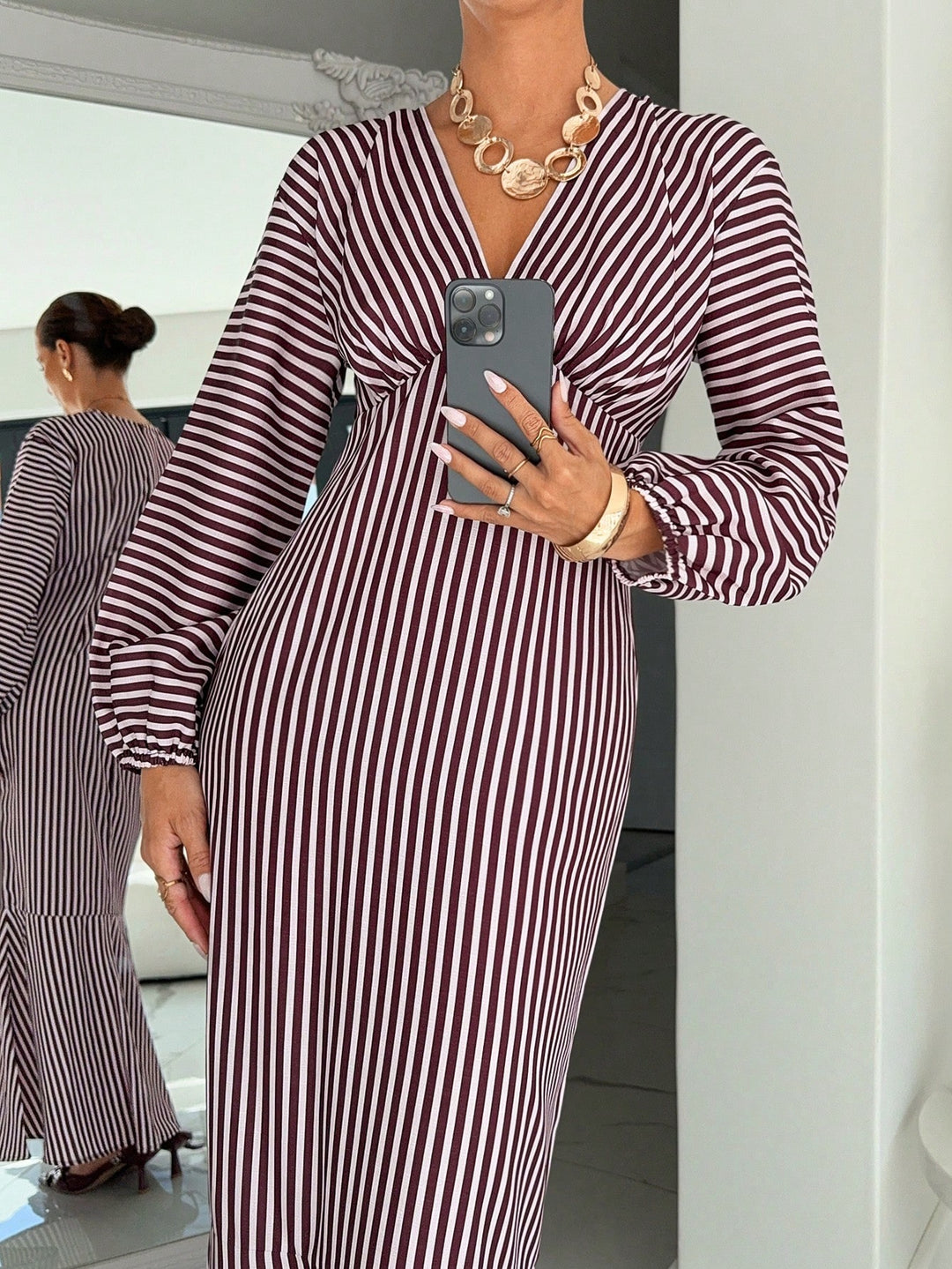 Rochie maxi SHEIN, roșu