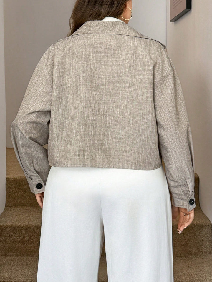 SHEIN dzseki, khaki
