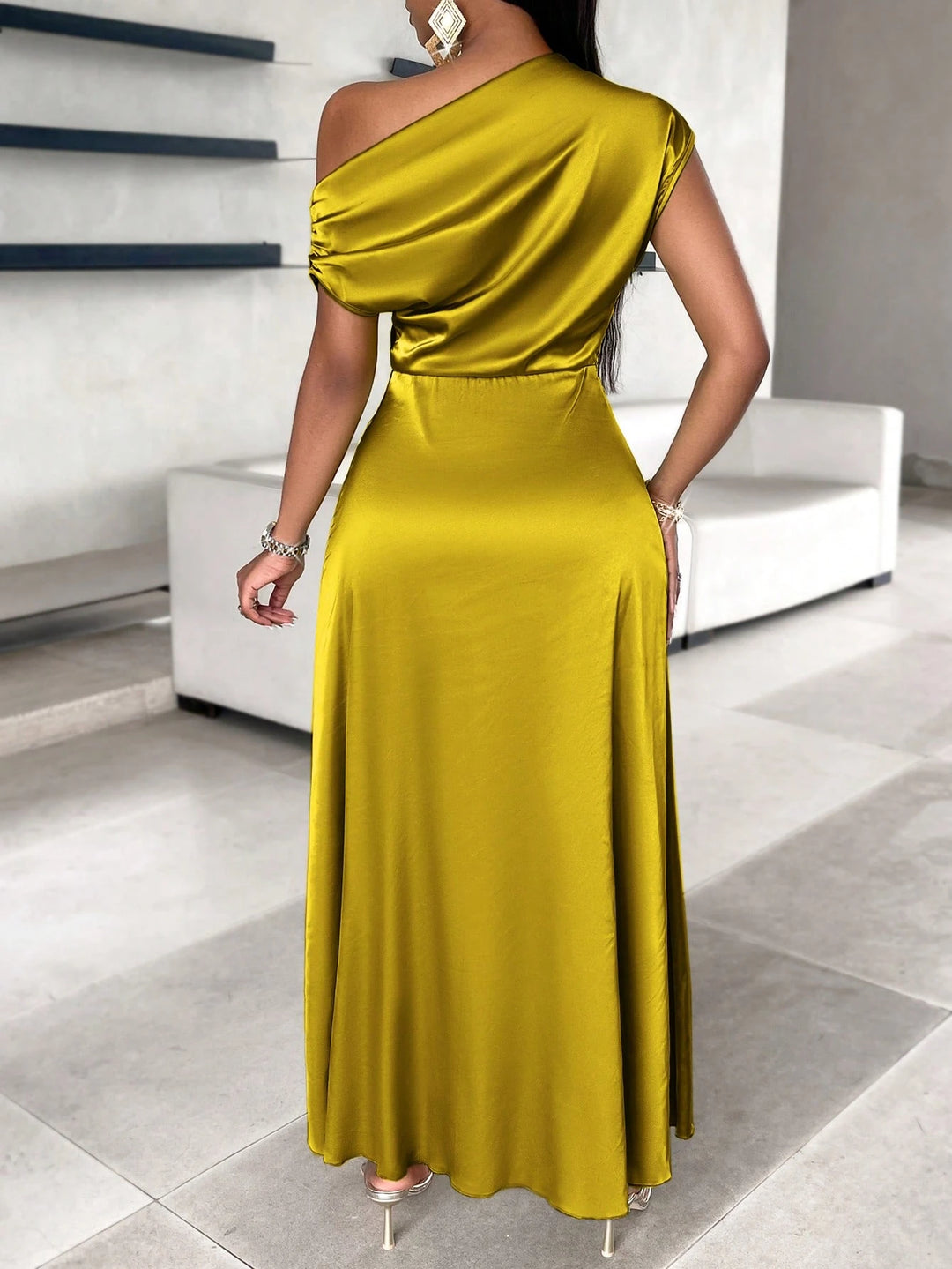 Rochie maxi SHEIN, galben