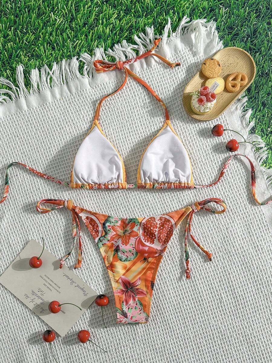 Costum de baie SHEIN, mix culori