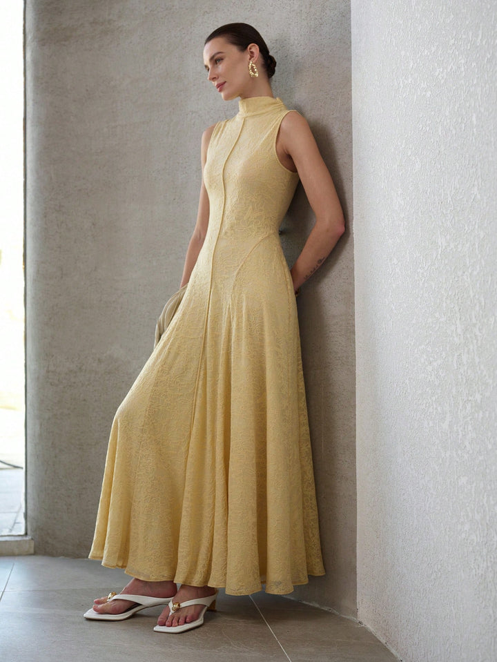 Rochie maxi SHEIN, galben