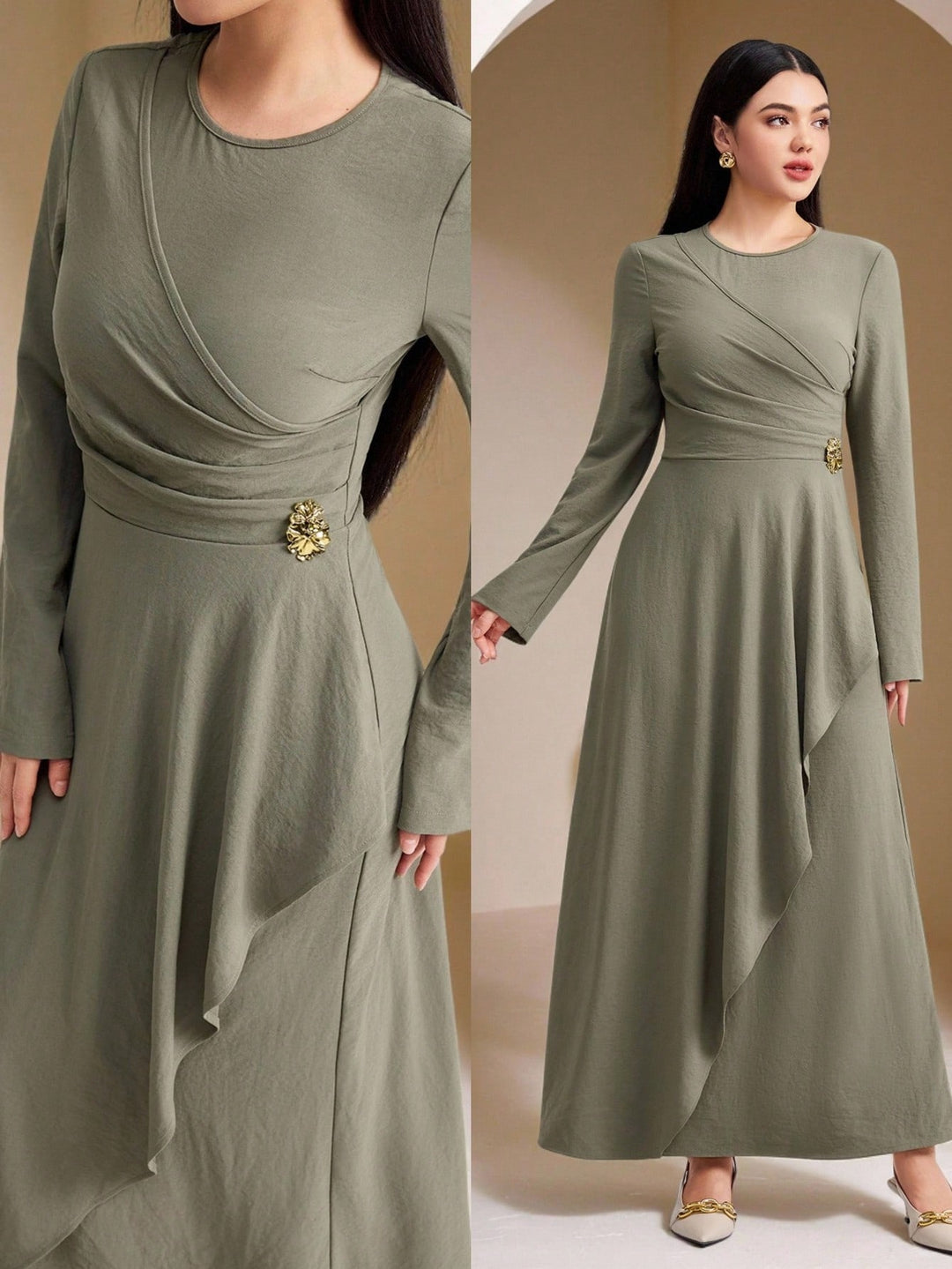 Rochie SHEIN, verde