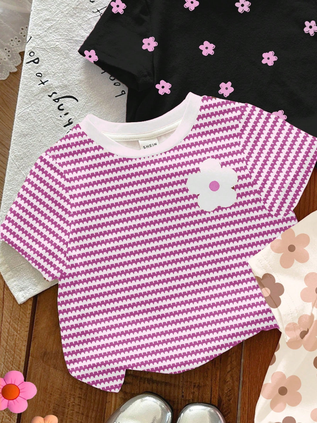 Tricou SHEIN, mix culori