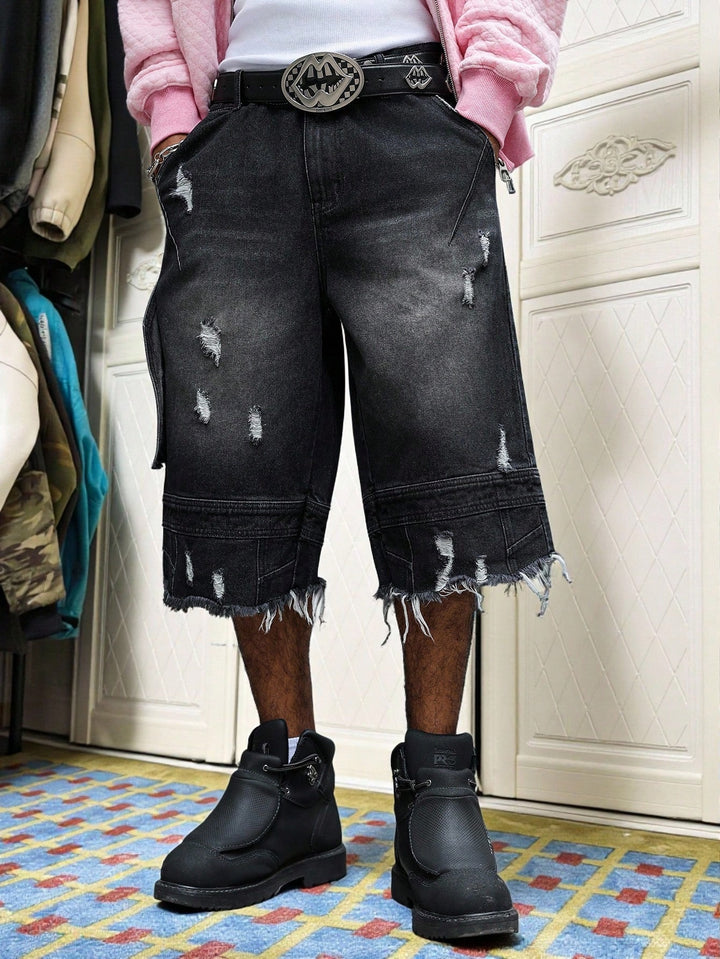 Pantaloni scurți SHEIN, negru