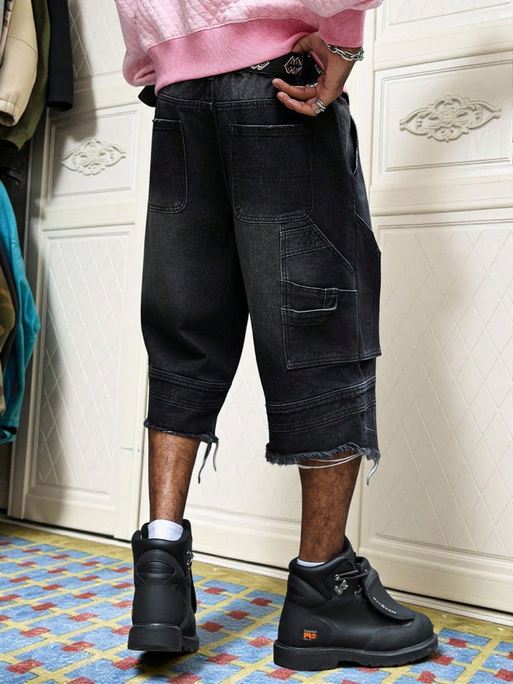 Pantaloni scurți SHEIN, negru